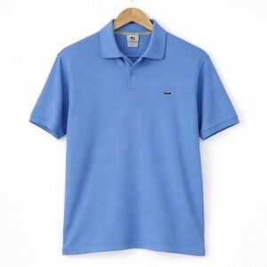 Lacoste Men’s Sky Blue Polo Shirt - large logo on back 🐊- medium
